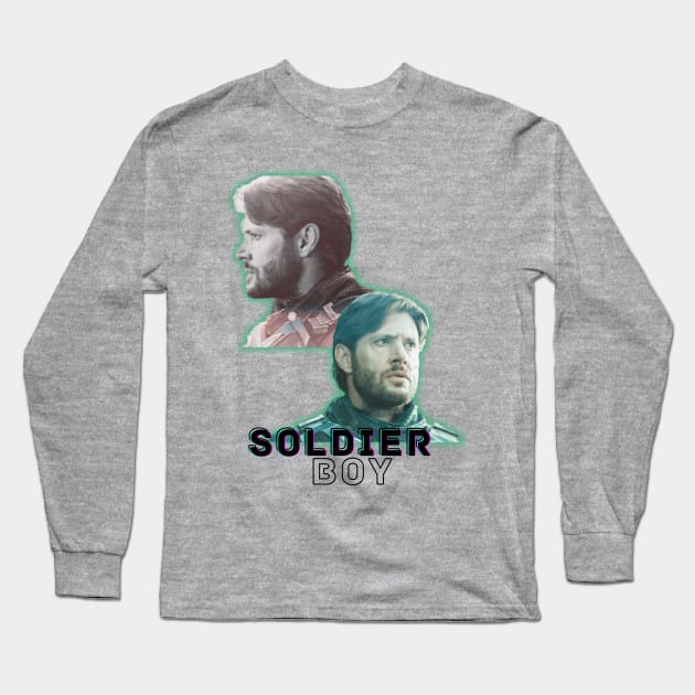 Soldier Boy [Neon] Long Sleeve T-Shirt by KeepOnFangirling